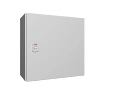 Kompaktní skříň AX, ŠxVxH: 380x380x210 mm, s MP, jednodvéřová, 1 otočný uzávěr