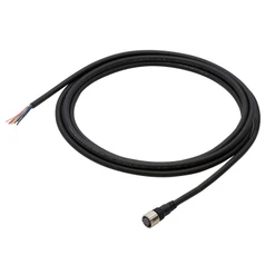 Příslušenství k bezp. opt. závorám, kabel s kon. M12/8p F 0°, 10 m, černý, přijímač
