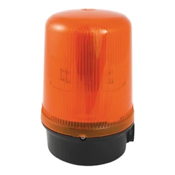 LED maják s nastavitelnou funkcí,10-50VDC,oranžový, IP65, 9 světelných módů, 2 úrovně výstrahy