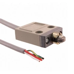Koncový spínač,miniat.,5A/250 V AC, kabel 3 m odol.oleji,plunžr s rolnou