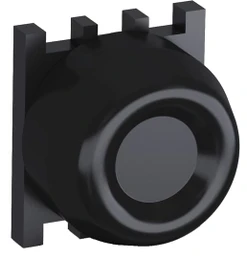Jednoúčelové tlačítko černé,30 mm, 1Z+1V, 1SFA616105R4076