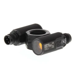 Jednocest. opt. závora M18, Sn=15m, PNP, NO/NC, plast. tělo, přímý, IR LED, kon. M12/4p., pár