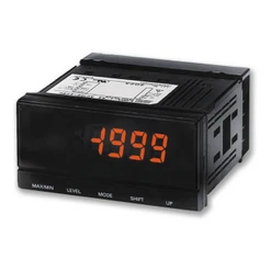 Měřič frekvence/rychlosti, 96x48 mm, pulzní vstup, 2NO relé, změna barvy displ., 24V AC/DC