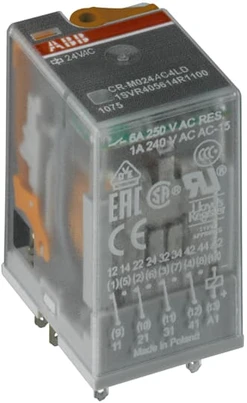 Relé universální (SPDT),4P,AgNi, 6A, s LED, 110VAC, 1SVR405613R7100