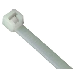Stahovací páska 2,5x100mm, mléčná bílá, UL94V-0, PA 6.6, bezhalogenové, balení 100ks