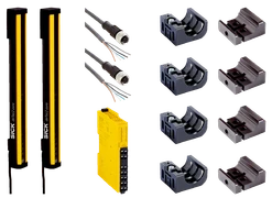 Bezp. světelné závěsy; deTec2 Core Set 14/450;, 1213189,1213190,1085344,2066614,2x2095618