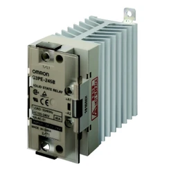 Polovodičové relé 1P, 35A, 12-24VDC, 100-240VDC, na DIN, s chladičem