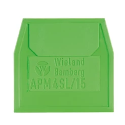 Ukončovací čelo APM4SL/15,zelené