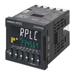 Dig. čítač, multif., 100-240 VAC, SPDT 3A, 6-místný, 48x48mm, černý, IP66, 12VDC pom. nap.