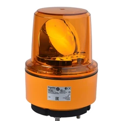 Rotační maják, 130mm LED 24V, oranžová