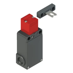Bezp. spínač el.mag.,24 V AC/DV, NO+NC/NC, bez napětí zamčeno, klíč F7, Pg13