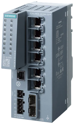 Switch; 6x 10/100 MBit/s RJ45 ports; 2x 100/1000 M