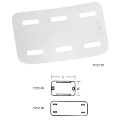 Identifikační štítek 32,51x19,68mm, PA6, přírodní, balení 1000ks