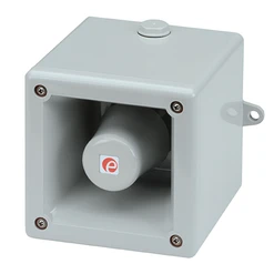 Elektronická siréna A105N,230VAC,IP66,šedá, 112dB,32 tónů,regulace hlasitosti