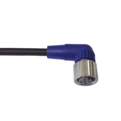 Kabel s kon. M12/3p 90° F, 5m, PVC standard, černý, kod-A, IP67