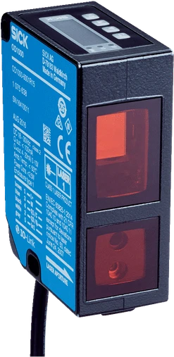 Opt. snímač vzdál., Sn=200-1000mm, Laser, IO-Link, 4-20mA/0-10V, PNP/NPN, kab. +M12/5p; 1075638