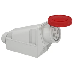 Zásuvka nástěnná 125A 3P+PE 400V IP67