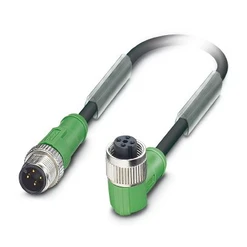 SAC-4P-M12MS/1,5-PUR/M12FR; kabel 1,5m, PUR/PVC