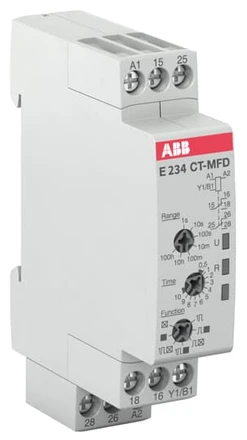Multifunkční časové relé, 12-240V AC/DC, 2CO, 1SVR500020R1100