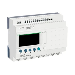 relé Zelio Compact 24VAC, 12I/8RO,displej