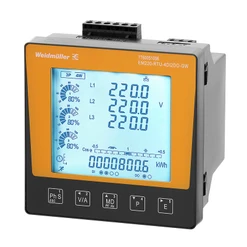 Elektroměr,pro 1-, 3fázové sítě,používání CT, RS485,Ethernet, o.č.7760051006